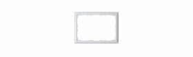 Frame for 7” touch panel, polar white